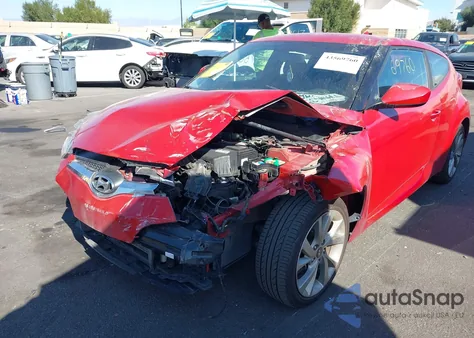 2017 Hyundai Veloster from USA, damaged, VIN KMHTC6AD4HU308202